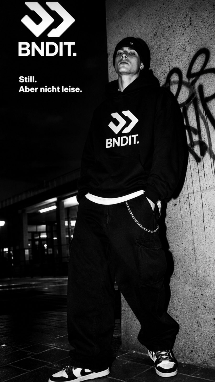 BNDIT. Chevron Hoodie