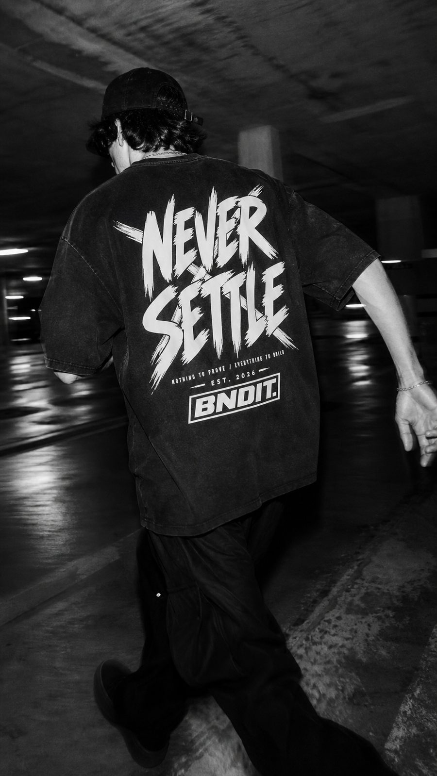 Never Settle Back Print