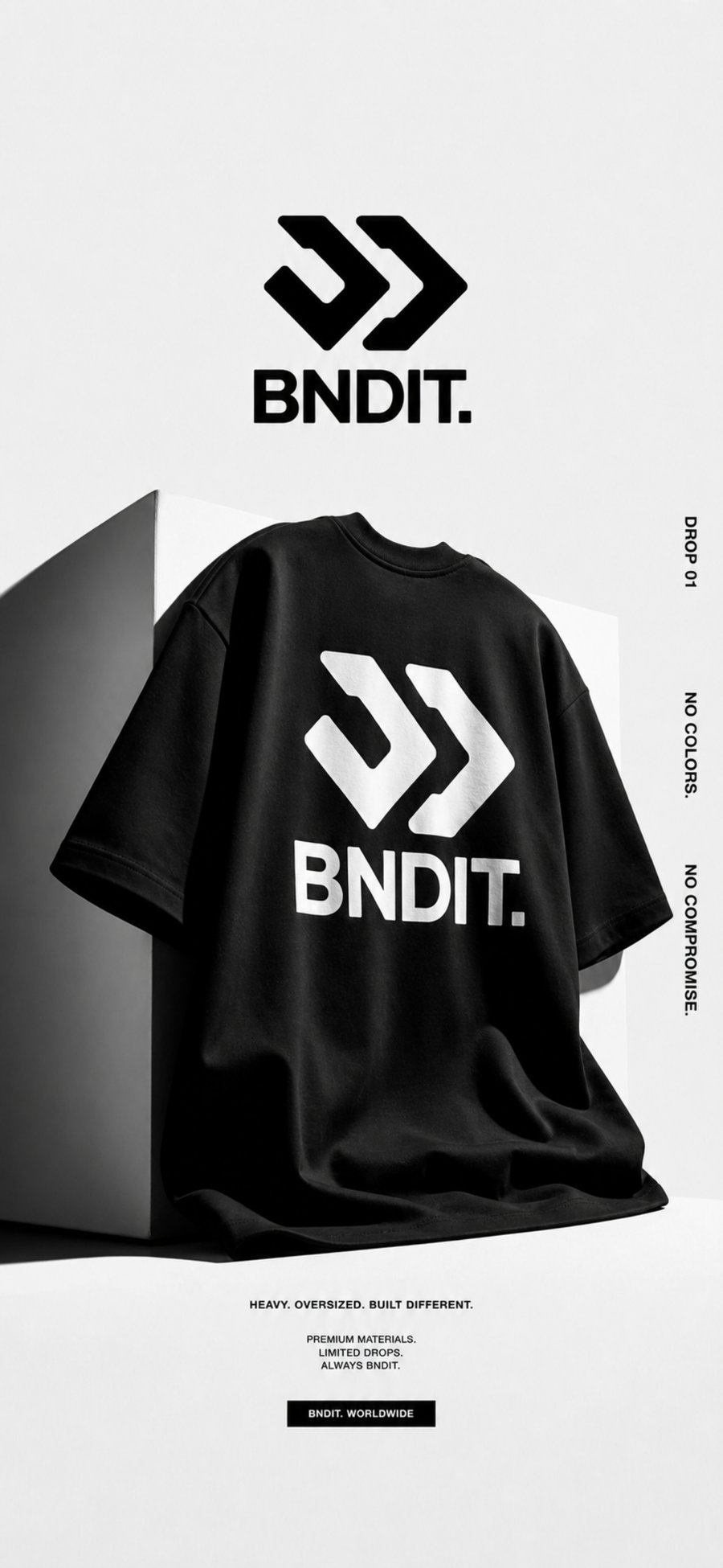 BNDIT. Oversized T-Shirt — Drop 01